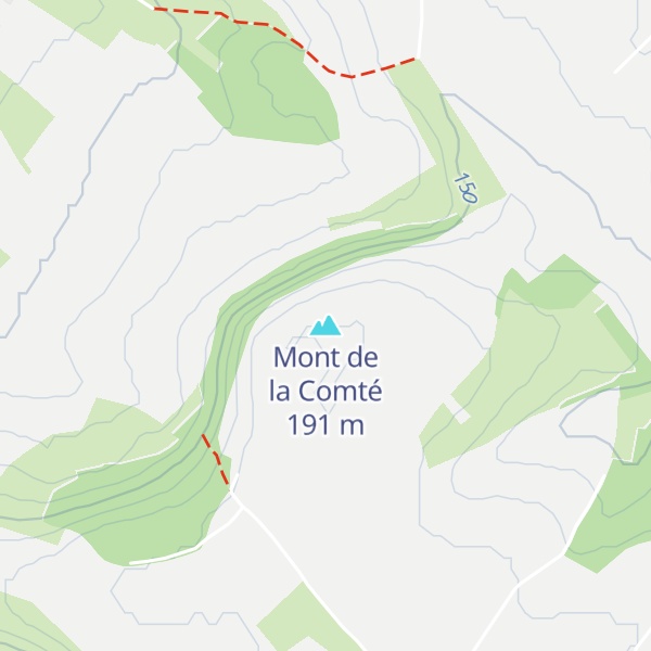 Map of Mont de la Comté