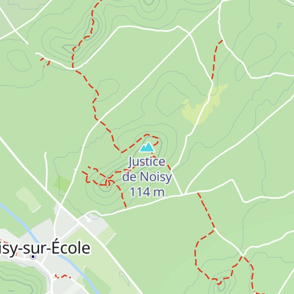 Map of Justice de Noisy