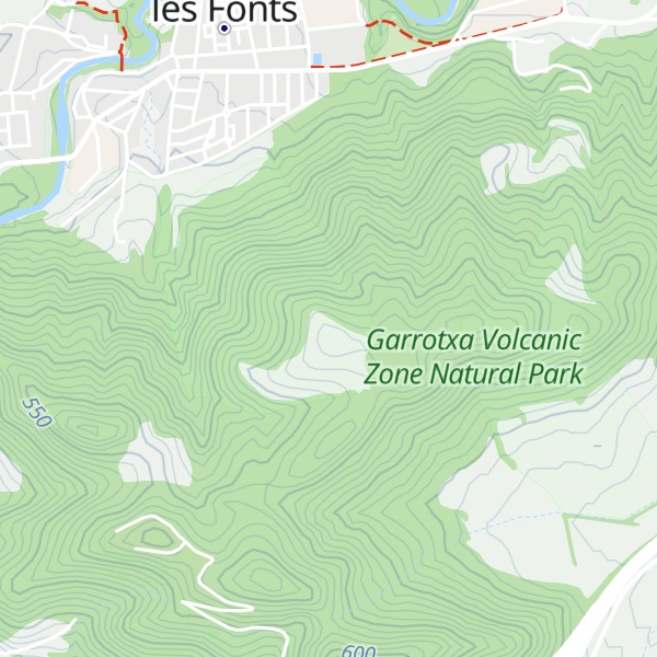 Map of Volcà d'Aiguanegra
