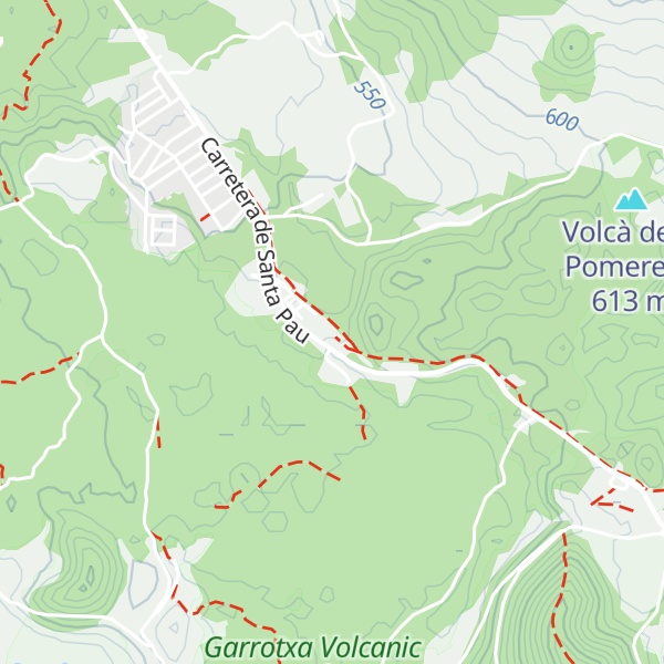 Map of Centre d'Informació Can Serra - Fageda d'en Jordà