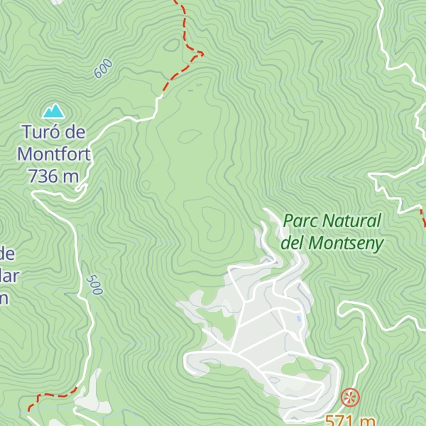 Map of La Serra