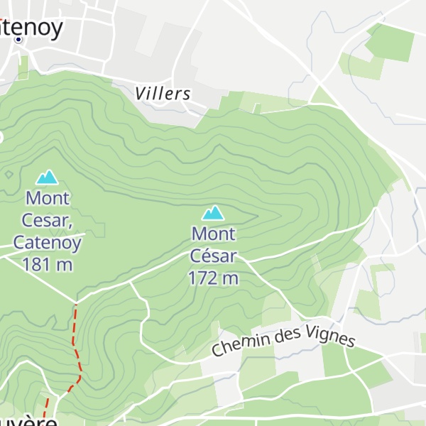 Map of Mont César