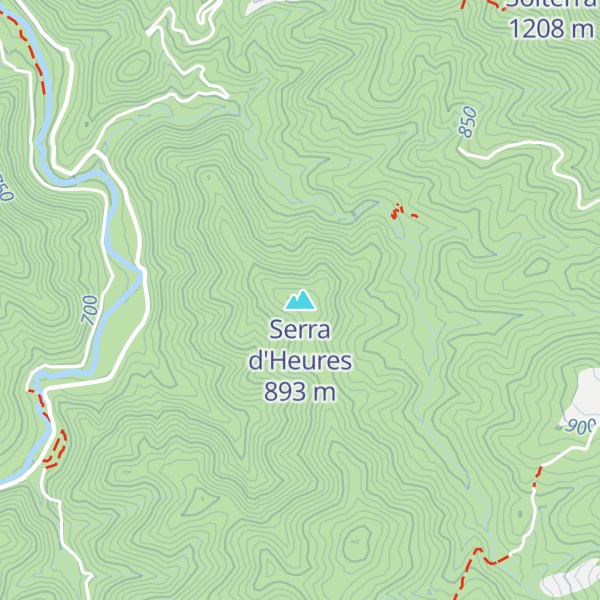 Map of Serra d'Heures