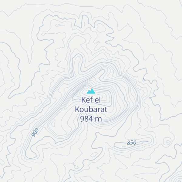 Map of Kef el Koubarat