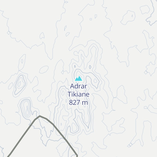 Map of Adrar Tikiane