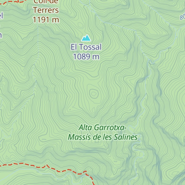 Map of Turó d'en Xa