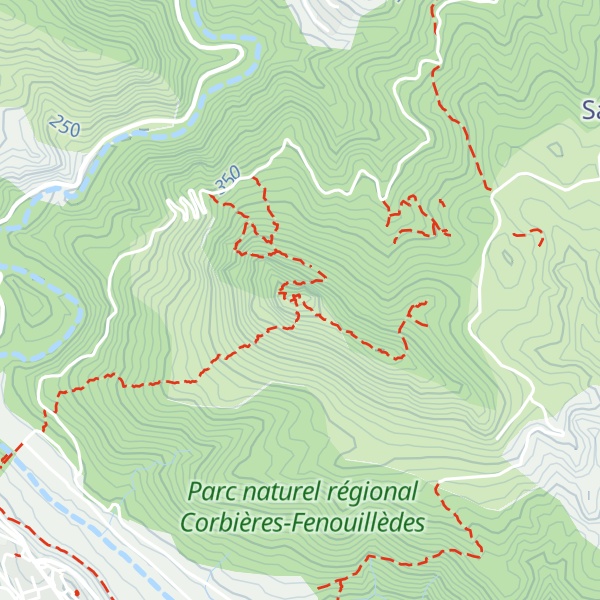 Map of Pic de Vergès
