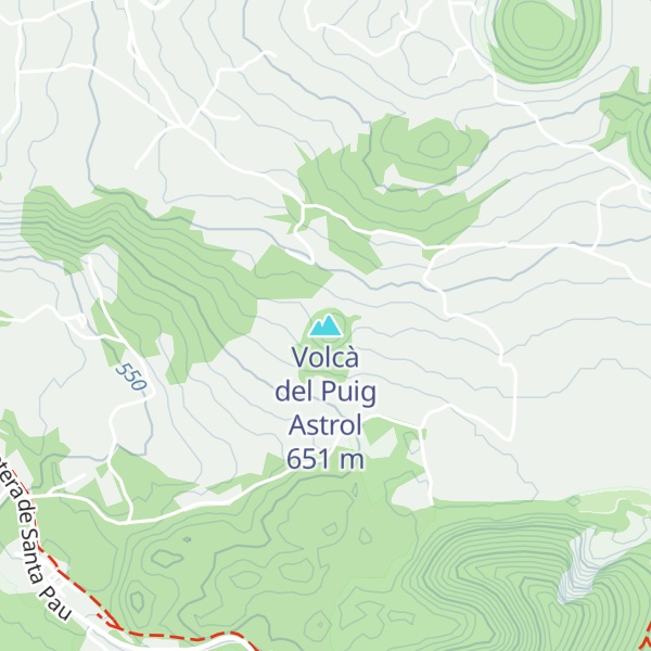 Map of Volcà del Puig Astrol