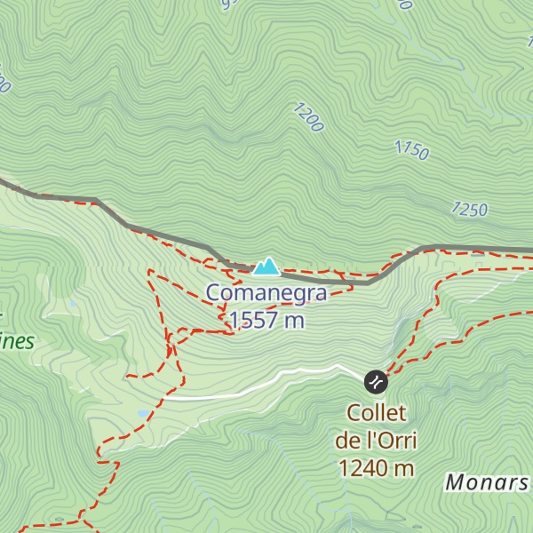 Map of Comanegra