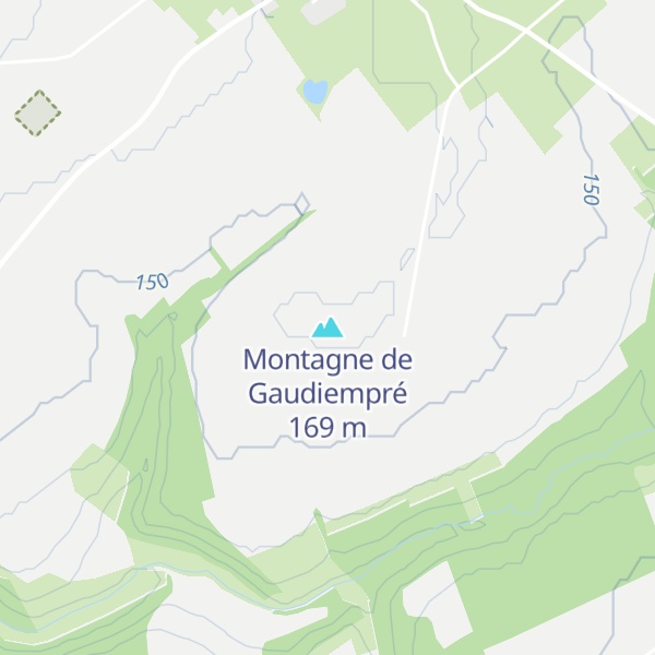Map of Montagne de Gaudiempré