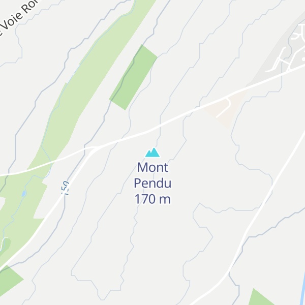 Map of Mont Pendu