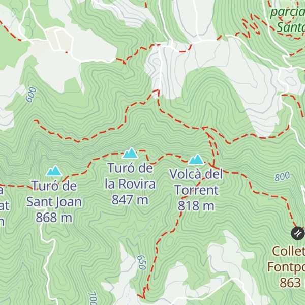 Map of Penyes Llargues