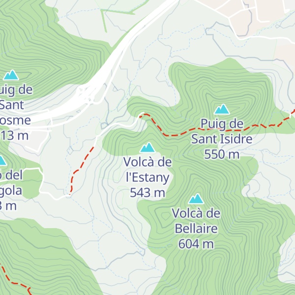 Map of Volcà de l'Estany