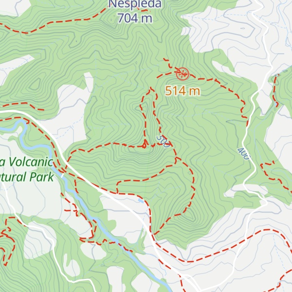 Map of Turó del Castell