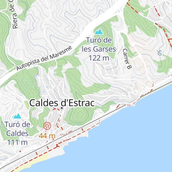 Map of Turó de les Orenetes