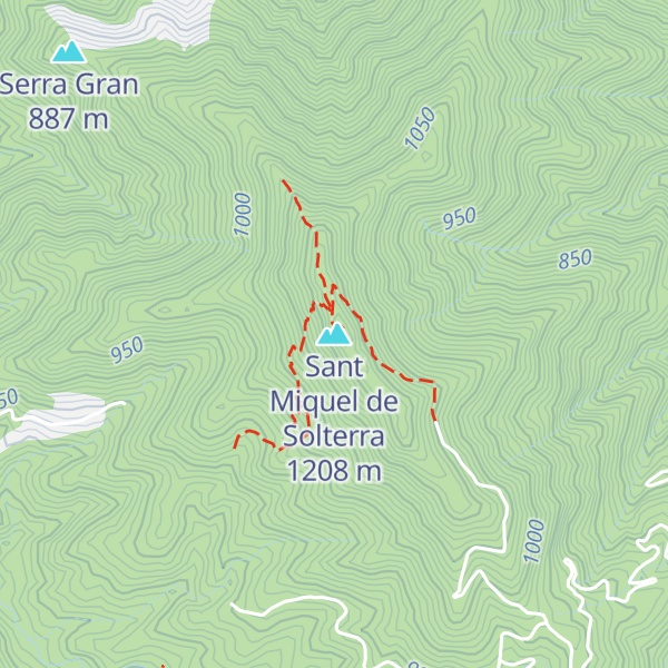 Map of Sant Miquel de Solterra