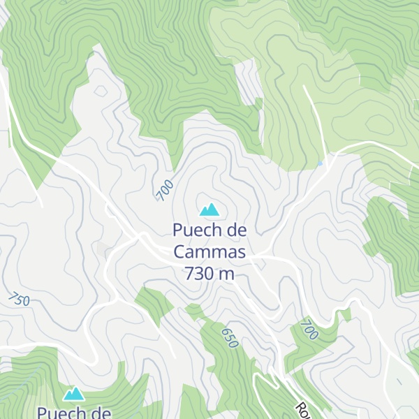 Map of Puech de Cammas