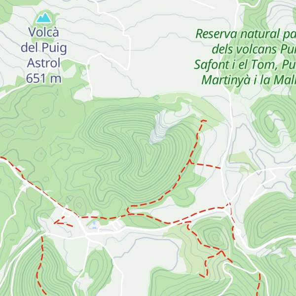 Map of Volcà del Croscat