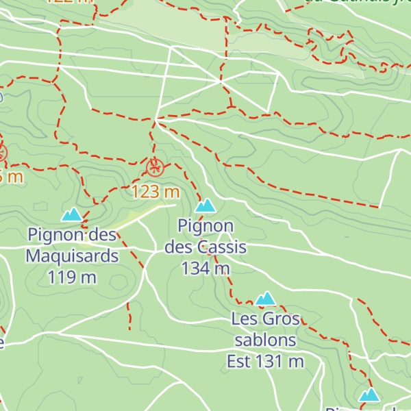 Map of Pignon des Cassis