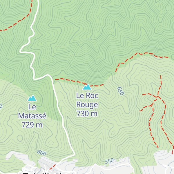 Map of Le Roc Rouge