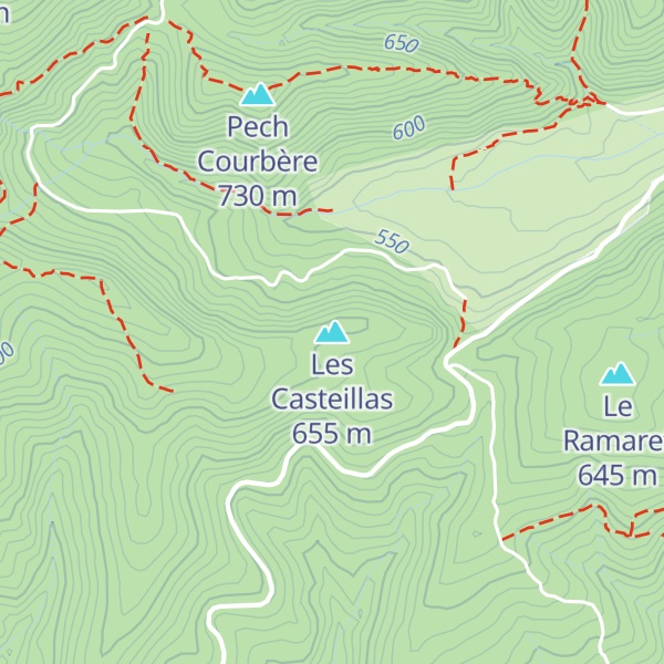 Map of Les Casteillas