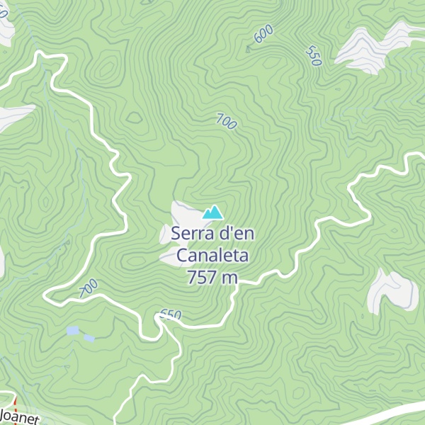 Map of Serra d'en Canaleta