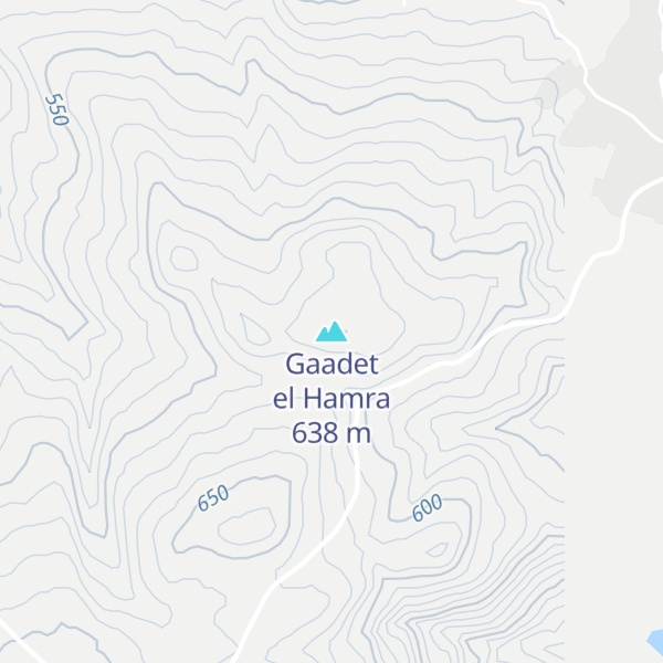 Map of Gaadet el Hamra
