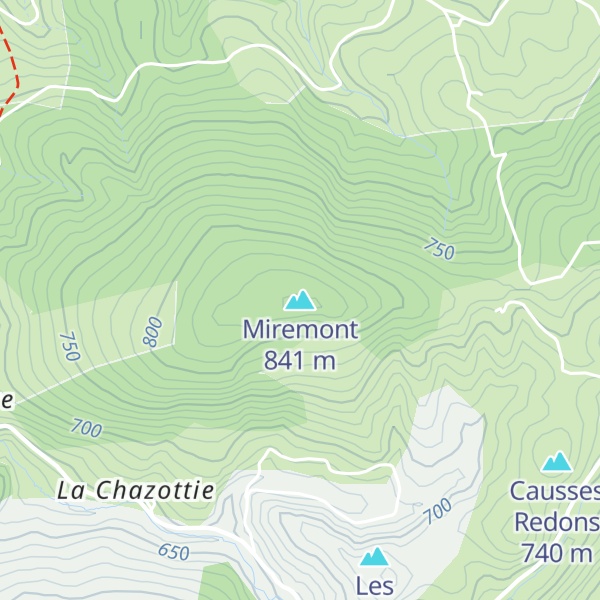 Map of Miremont