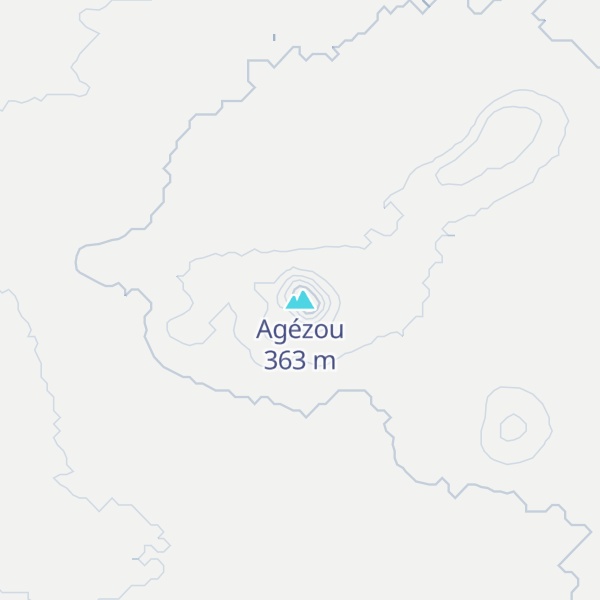 Map of Agézou