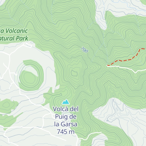 Map of Volcà de Gorrojàs
