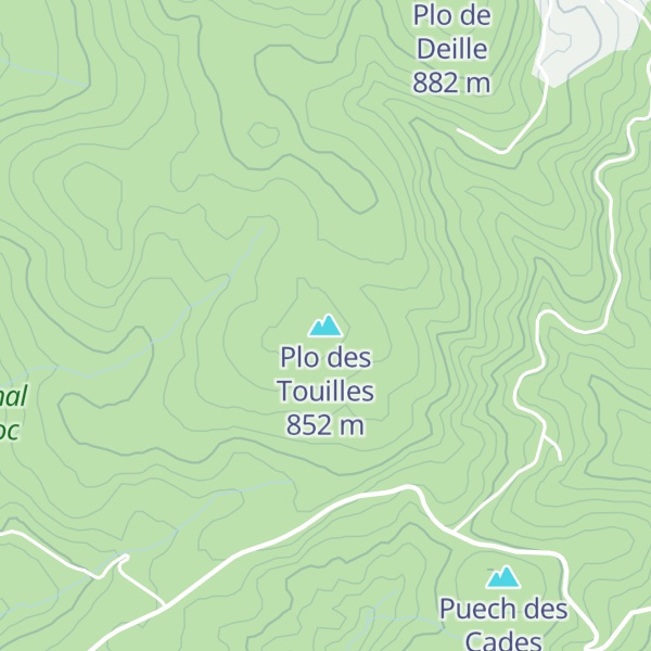 Map of Plo des Touilles