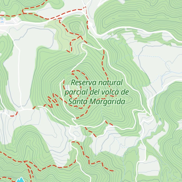 Map of Volcà de Santa Margarida