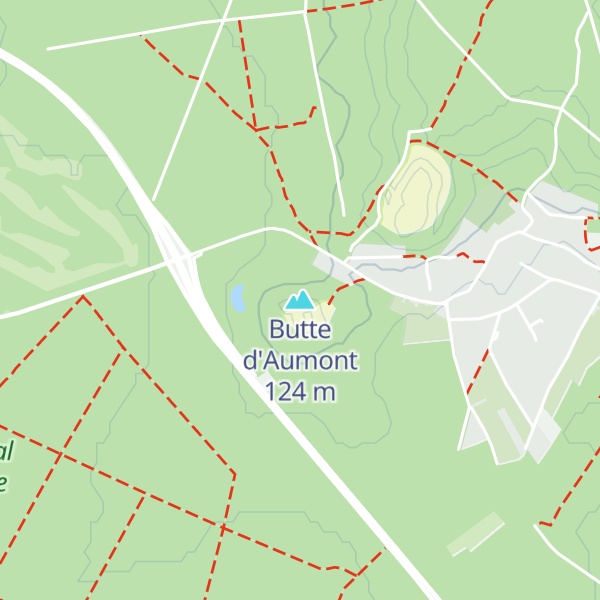Map of Butte d'Aumont