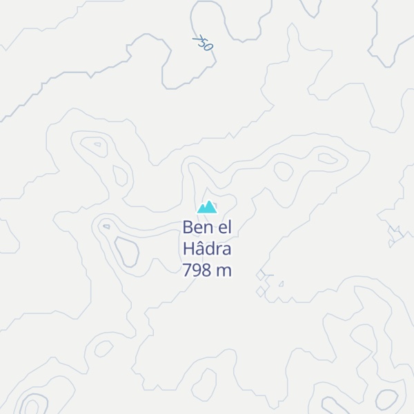 Map of Ben el Hâdra
