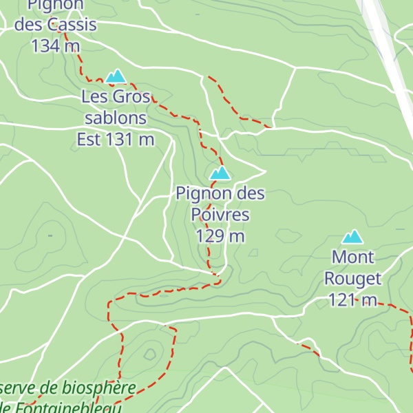 Map of Cimetière aux ânes Pignon Nord