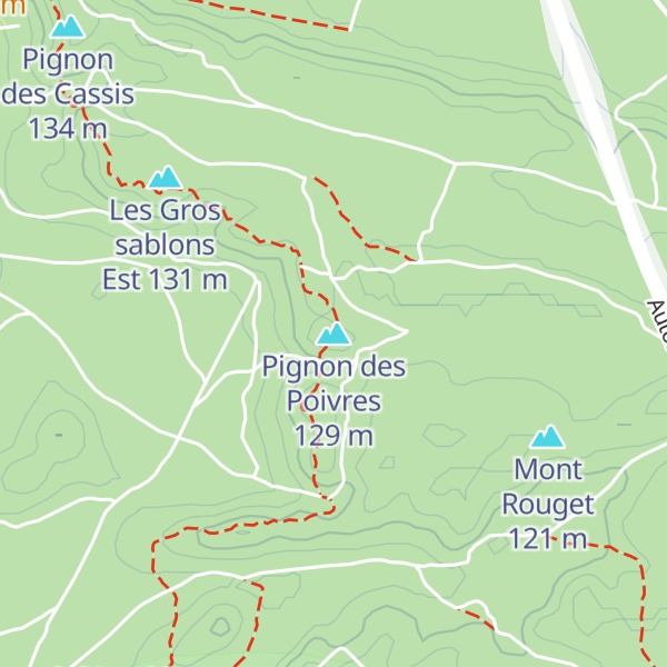 Map of Pignon des Poivres