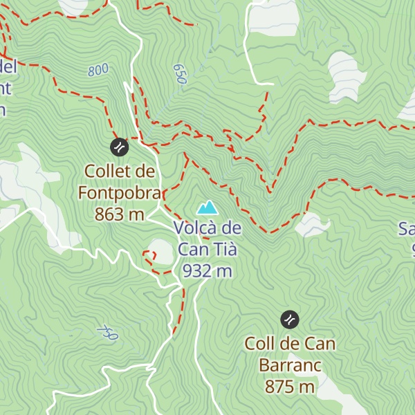 Map of Volcà de Can Tià