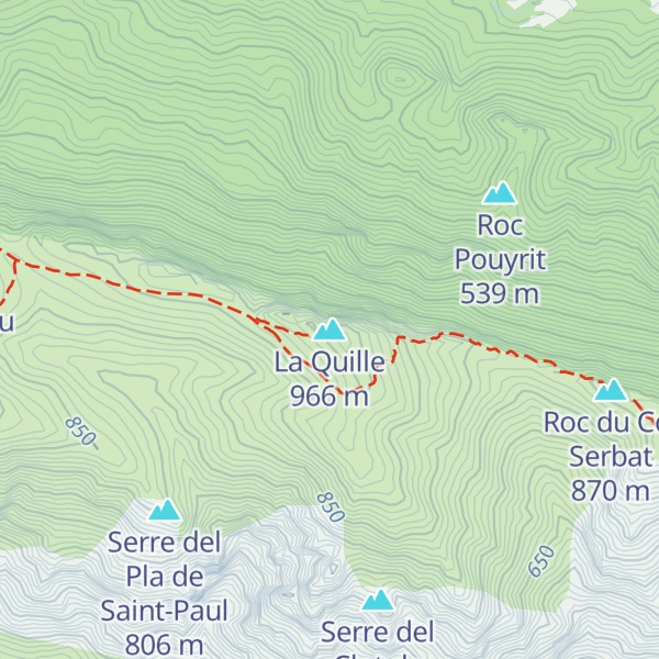 Map of La Quille