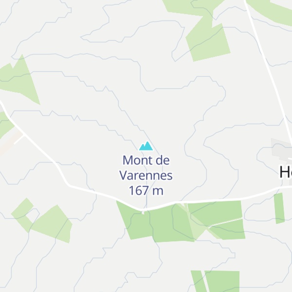 Map of Mont de Varennes