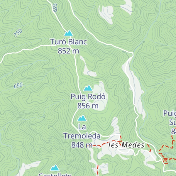 Map of Puig Rodó
