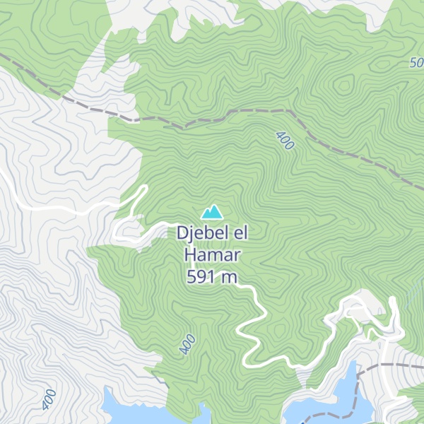 Map of Djebel el Hamar