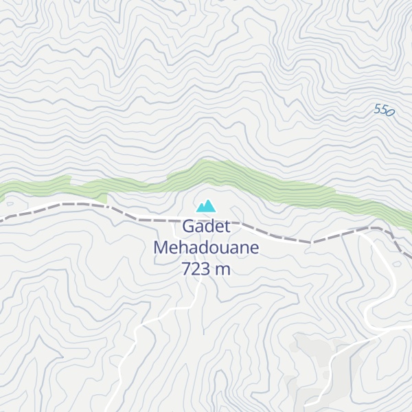 Map of Gadet Mehadouane