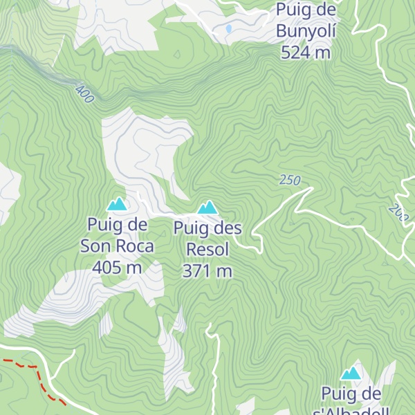 Map of Puig des Resol