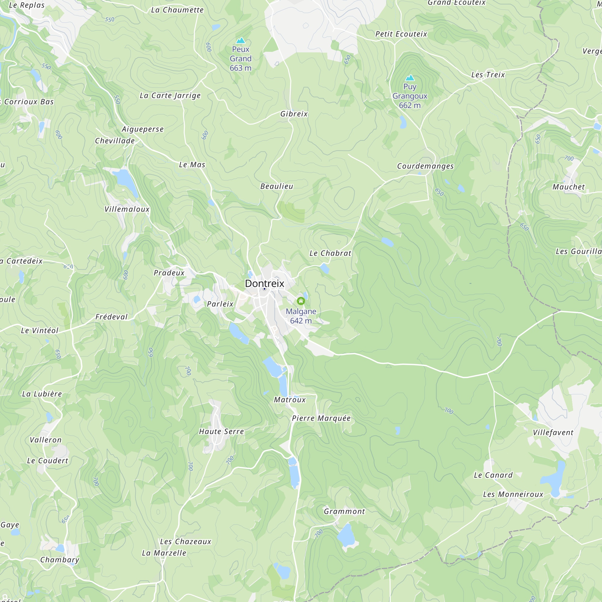 Malgane map