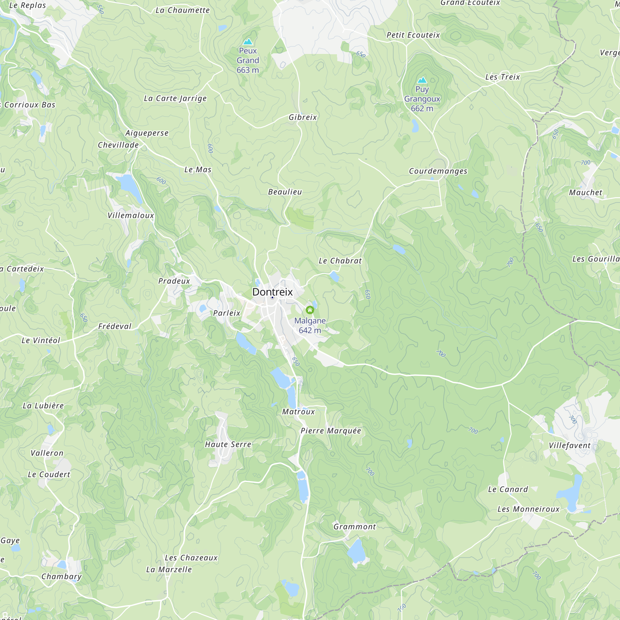 Malgane map