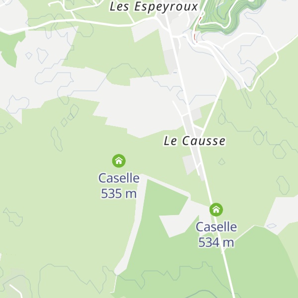Map of Caselle
