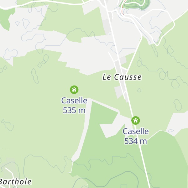 Map of Caselle