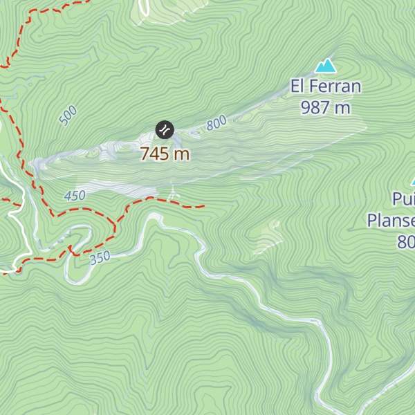 Map of Refugi Santa Maria d'Escales