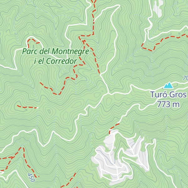 Map of Turó de la Freixa