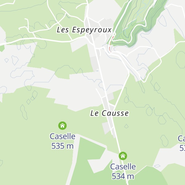 Map of Caselle